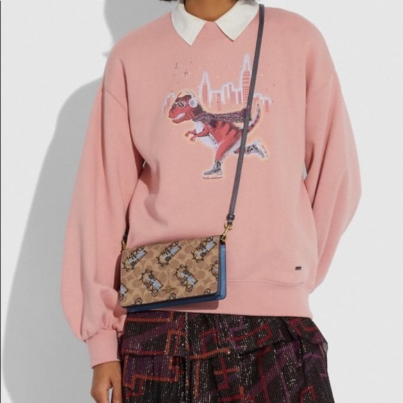 Coach Handbags - Hayden Foldover Clutch With Abstract Horse